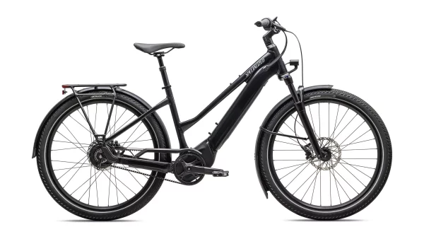Specialized Turbo Vado 4.0 2025 Step-Through Gloss Castblack / Satin Silver Reflective