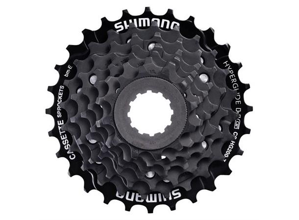 Shimano HG200 7-Delt Kassett 12-32T, Sort