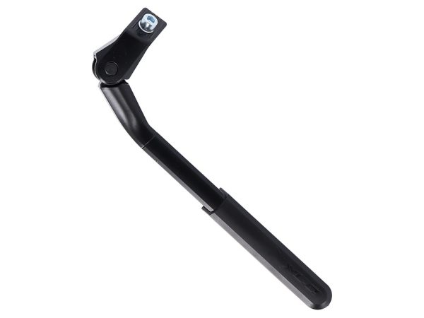 XLC Kickstand KS-B03 Max load 55 kg, made in Europe, center mount, XXL offset and foot for stability, incl. mounting bolt and accessories 24-28" Black
