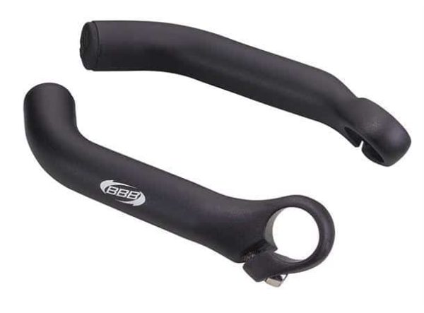 BBB Classic BBE-07 Bar Ends Sort Bøyd, alu, 150mm, 144 gr