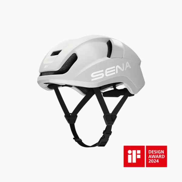 Sena S1 Smart Road Cycling Helmet Matte White