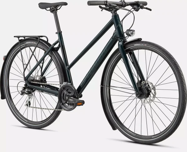 Specialized Sirrus 2.0 EQ Step Through Gloss Forest Green - Bilde 2