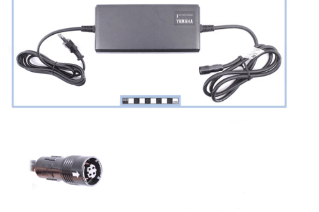 Batterilader Yamaha utvendig batteri, passer PASB2 / PASB4 / PASB5